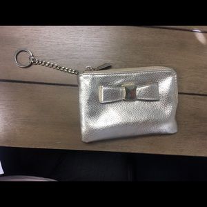 Gold bow wallet